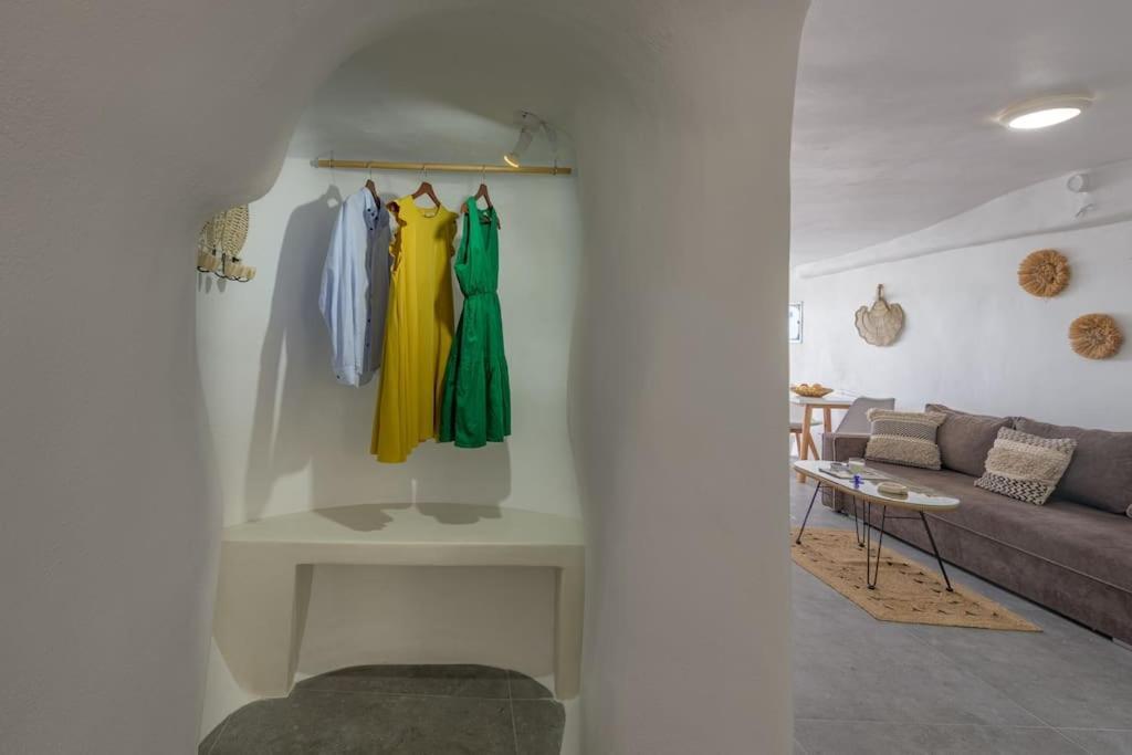 Esperanza Boathouses Mandrakia Bagian luar foto